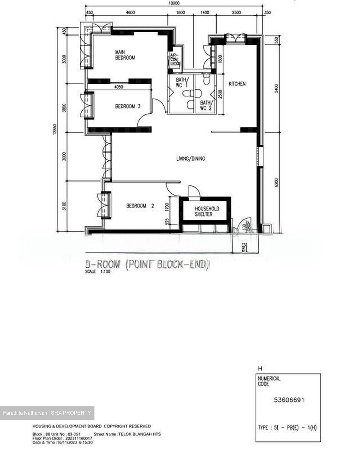 Blk 88 Telok Blangah Heights (Bukit Merah), HDB 5 Rooms #539086801